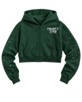 Family Ties "𝗔𝗳𝘁𝗲𝗿 𝗛𝗿𝘀" Cropped Zip-Up Hoodie 𝘍𝘰𝘳𝘦𝘴𝘵