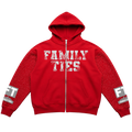 Red “ROYALTY” Rhinestone Zip-Up