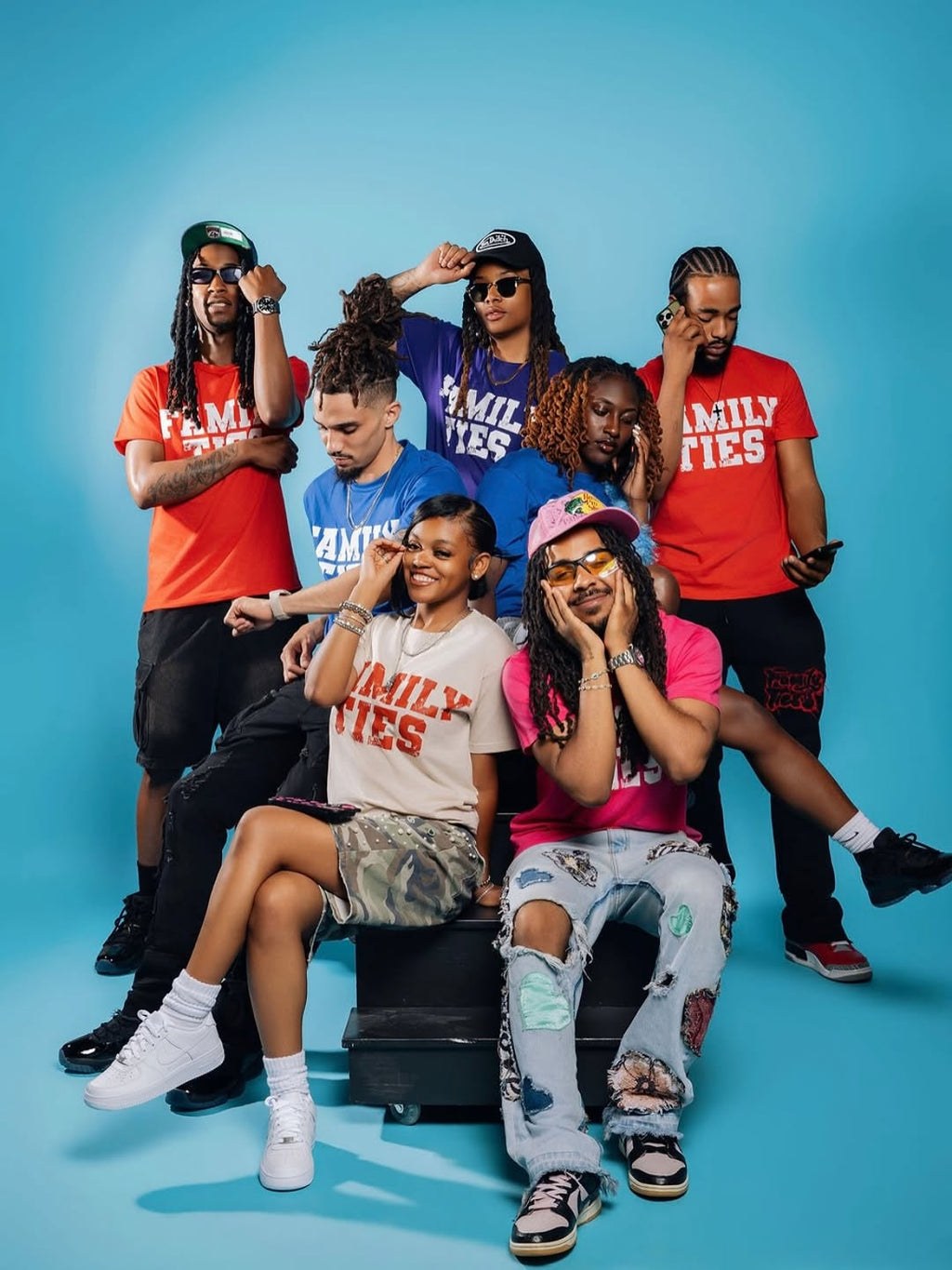 Family Ties “𝗨𝗡𝗜𝗧𝗬” 𝘉𝘓𝘜𝘌 Tee