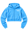 Family Ties "𝗔𝗳𝘁𝗲𝗿 𝗛𝗿𝘀" Cropped Zip-Up Hoodie 𝘗𝘰𝘸𝘥𝘦𝘳